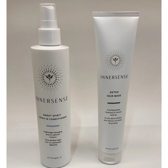 INNERSENSE Organic Beauty Sweet Spirit Leave-In Conditioner & Detox Hair Mask - Picture 1 of 2